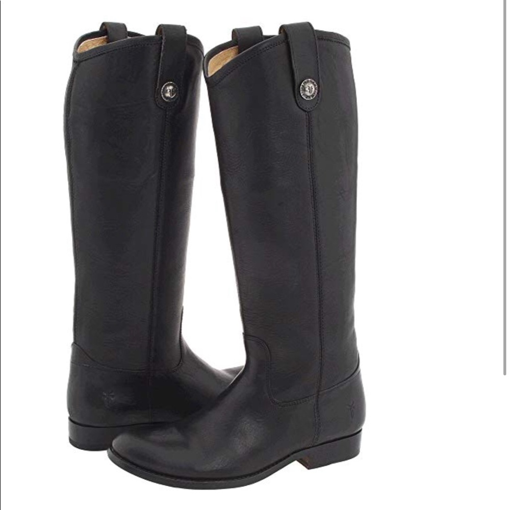 Frye Black Heeled Boots